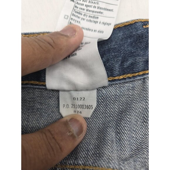 Carhartt Jeans Mens 42x32 Straight Leg Workwear Denim Pants Classic 101483-968 - Picture 4 of 8